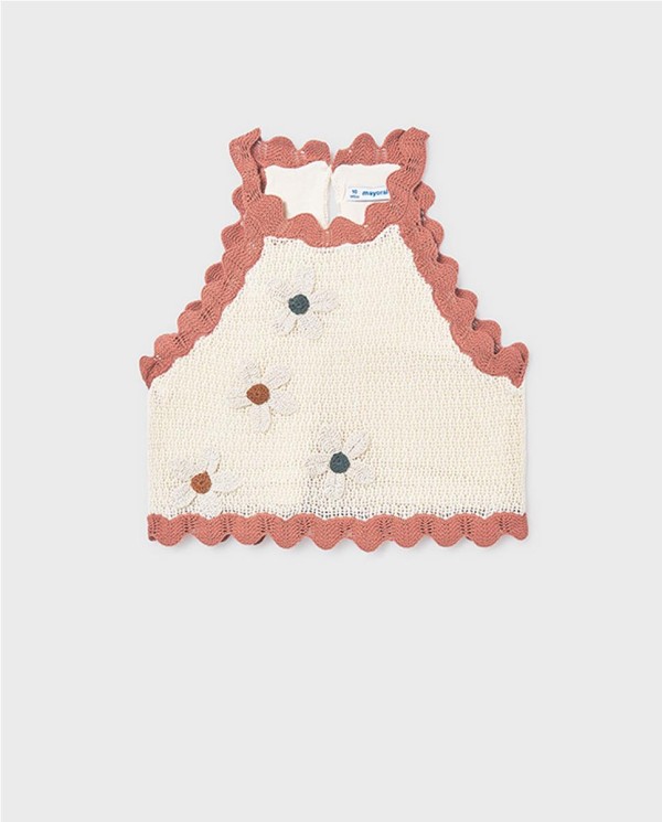 TOP TRICOT FLORES