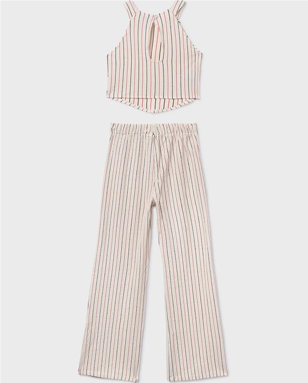 CONJUNTO PANTALÓN Y TOP RAYAS