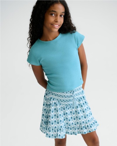 FALDA ESTAMPADA CON SHORT