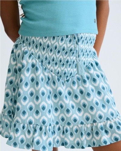 FALDA ESTAMPADA CON SHORT