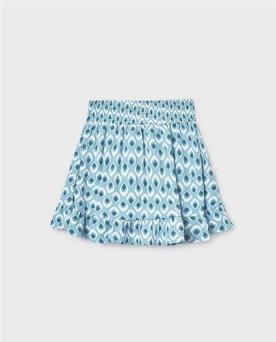 FALDA ESTAMPADA CON SHORT