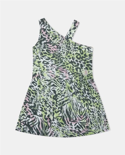 VESTIDO PUNTO ASIMÉTRICO