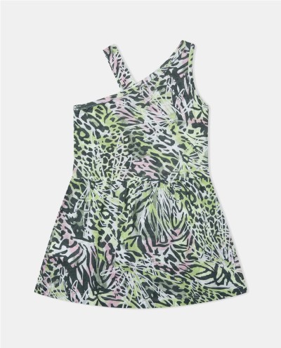 VESTIDO PUNTO ASIMÉTRICO