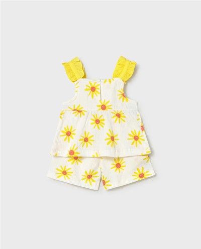 CONJUNTO SHORT GIRASOLES