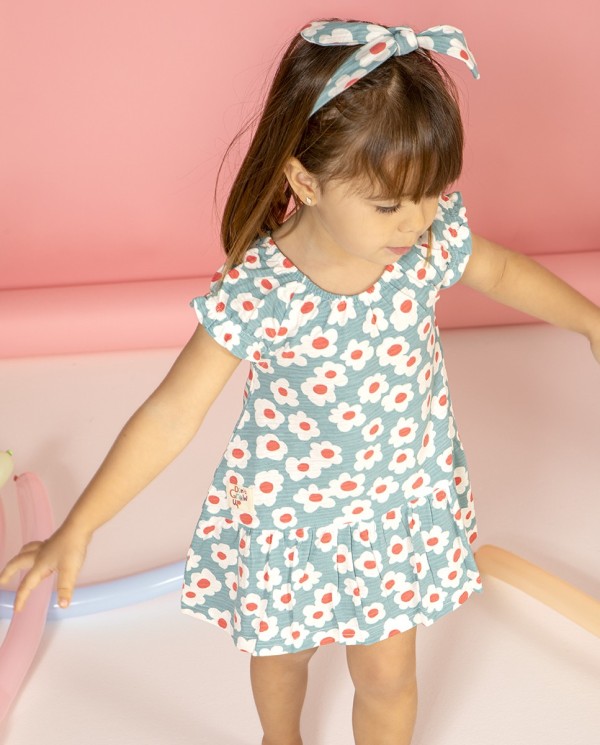 VESTIDO ESTAMPADO CON DIADEMA+RANITA 2