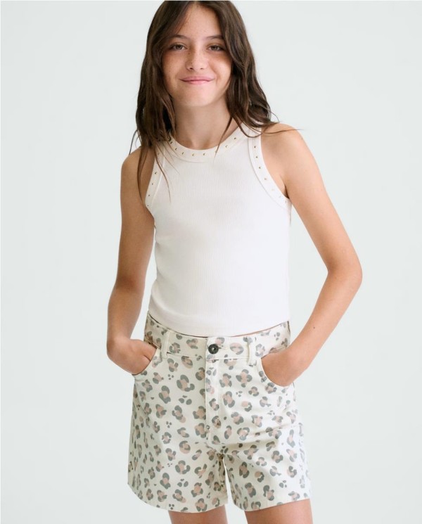 SHORT SARGA ESTAMPADO