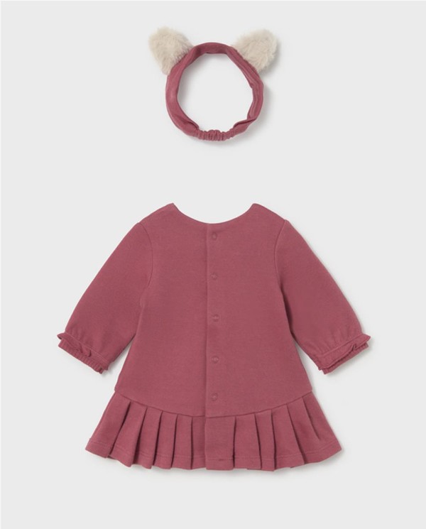 VESTIDO JACQUARD CON DIADEMA OSITA
