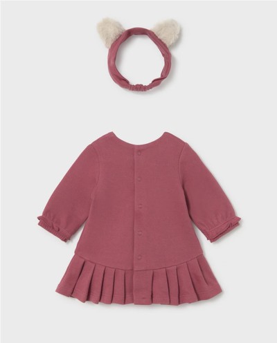 VESTIDO JACQUARD CON DIADEMA OSITA