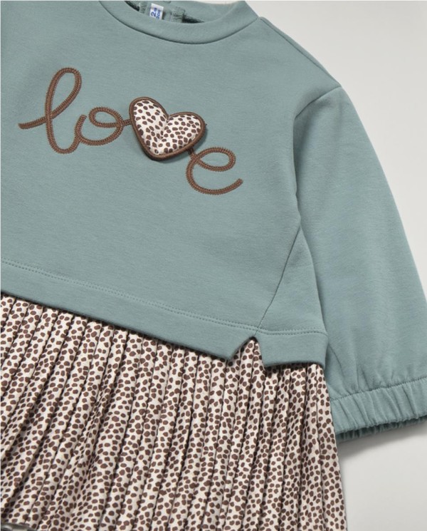 VESTIDO COMBINADO LOVE