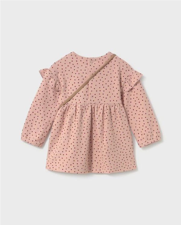 VESTIDO TOPOS CON BOLSITO