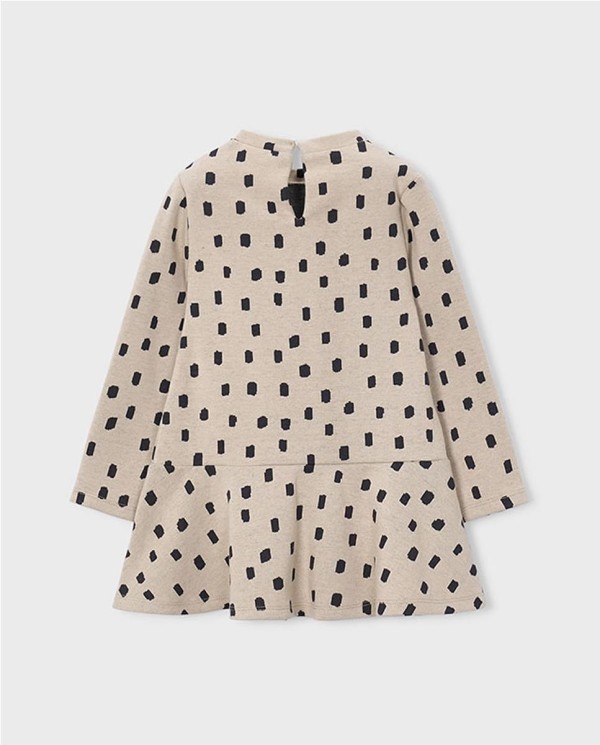 VESTIDO ESTAMPADO CON BOLSO DE PERRITO
