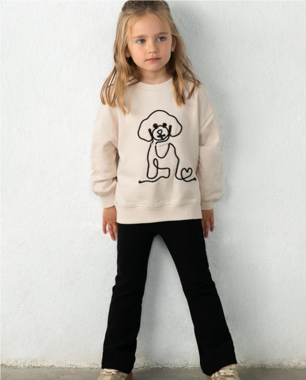 CONJUNTO LEGGING CON SUDADERA PERRITO