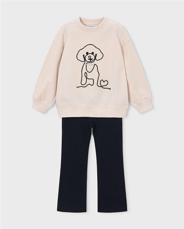 CONJUNTO LEGGING CON SUDADERA PERRITO