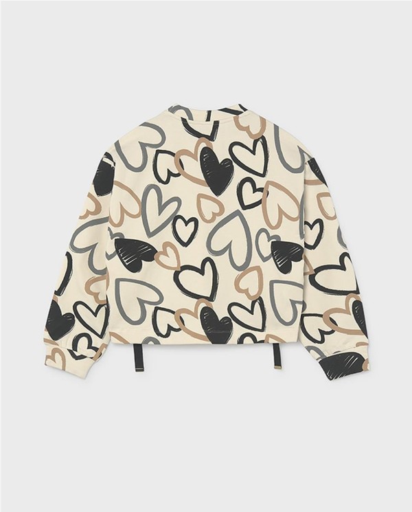 SUDADERA ESTAMPADA HEARTS