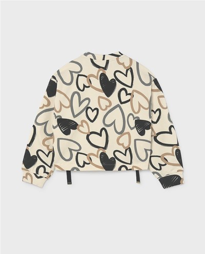 SUDADERA ESTAMPADA HEARTS