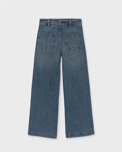 PANTALÓN DENIM WIDE LEG