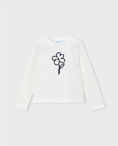 CAMISETA BÁSICA FLOR
