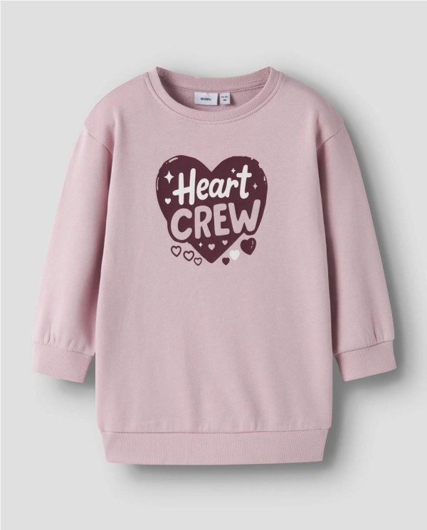 VESTIDO SUDADERA HEART CREW 2