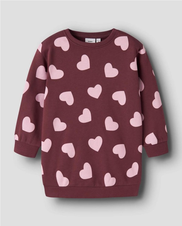 VESTIDO SUDADERA CORAZONES