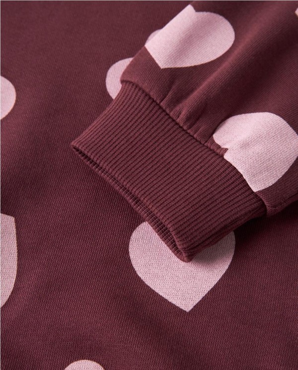 VESTIDO SUDADERA CORAZONES