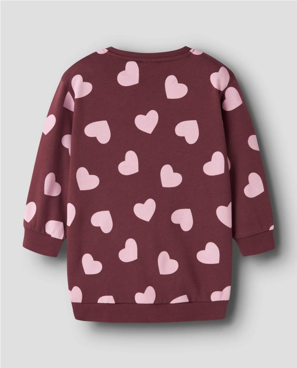 VESTIDO SUDADERA CORAZONES
