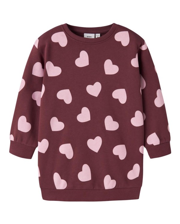 VESTIDO SUDADERA CORAZONES