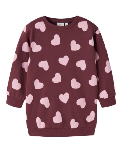 VESTIDO SUDADERA CORAZONES