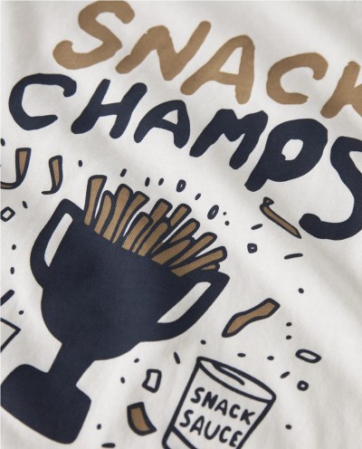 CAMISETA SNACK CHAMPS