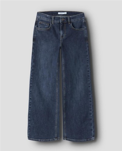 PANTALÓN DENIM CORTE ANCHO