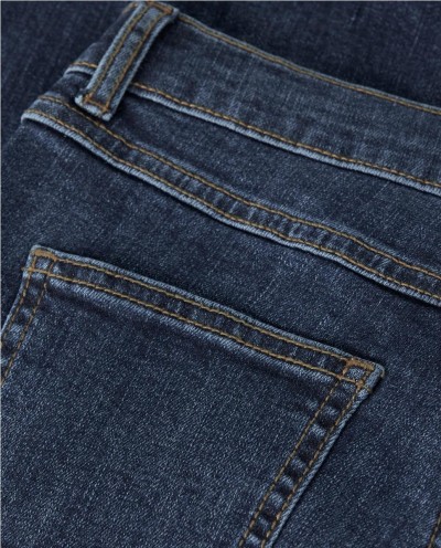 PANTALÓN DENIM CORTE ANCHO