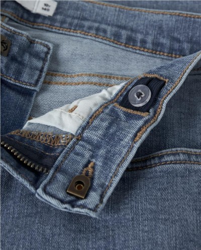 PANTALÓN DENIM CORTE ANCHO