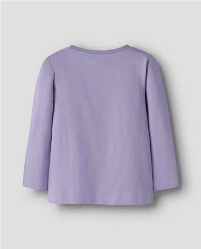 CAMISETA FLORES VIOLETA