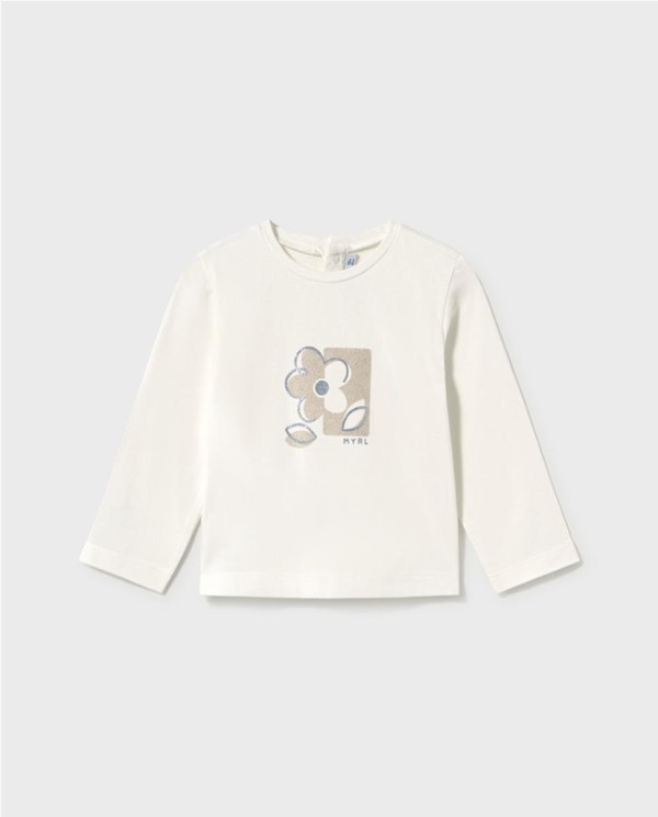 CAMISETA SERIGRAFIA FLOR