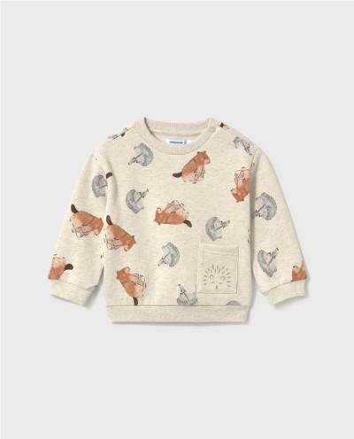 SUDADERA ANIMALITOS BOLSILLO