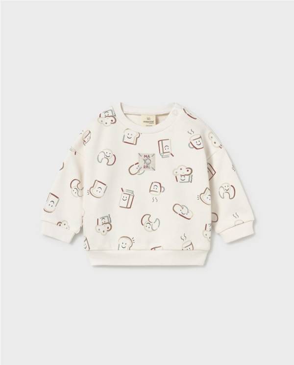 SUDADERA ESTAMPADA BREAKFAST