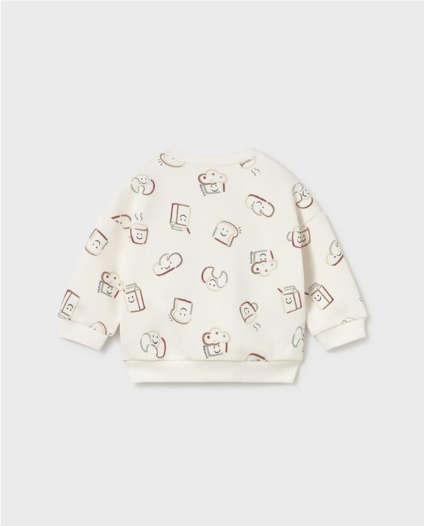 SUDADERA ESTAMPADA BREAKFAST