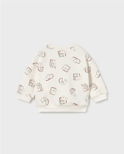 SUDADERA ESTAMPADA BREAKFAST