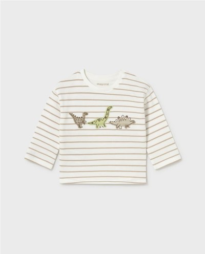 CAMISETA BORDADA DINOS
