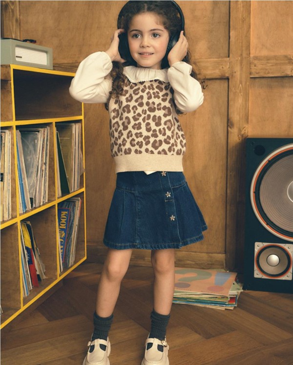 FALDA DENIM TABLAS