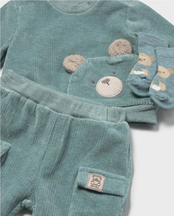 CONJUNTO CON CALCETIN OSITO 2