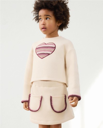CONJUNTO FALDA CORAZÓN