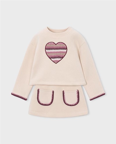 CONJUNTO FALDA CORAZÓN