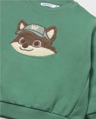 SUDADERA BORDADA ANIMALITO