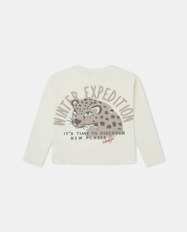 CAMISETA GIRL LEOPARD