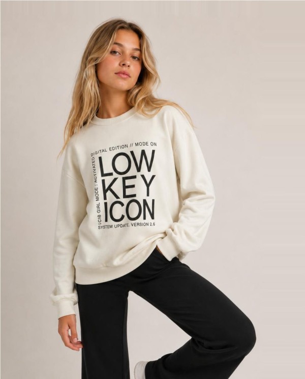 SUDADERA LOW KEY ICON