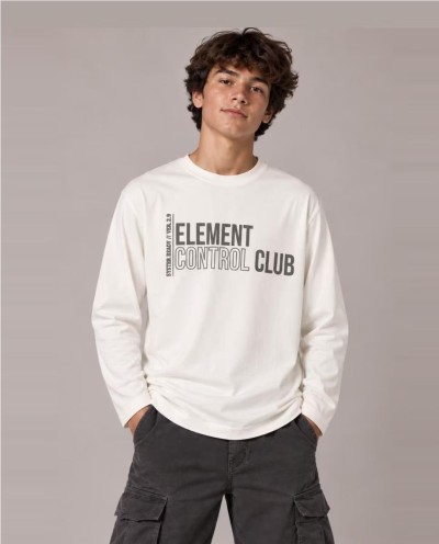 CAMISETA M/L PRINT FRONTAL NATA