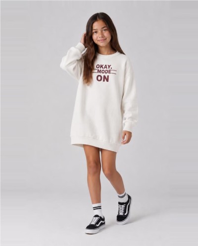 VESTIDO SUDADERA OKAY MODE ON