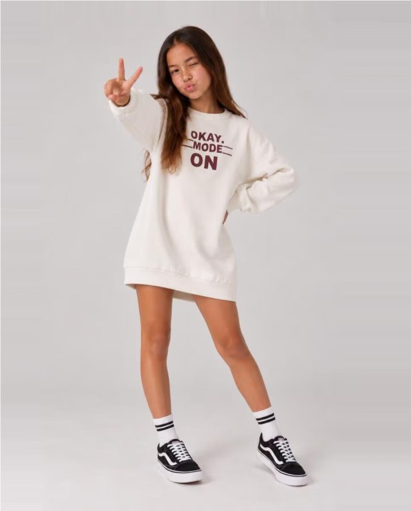 VESTIDO SUDADERA OKAY MODE ON