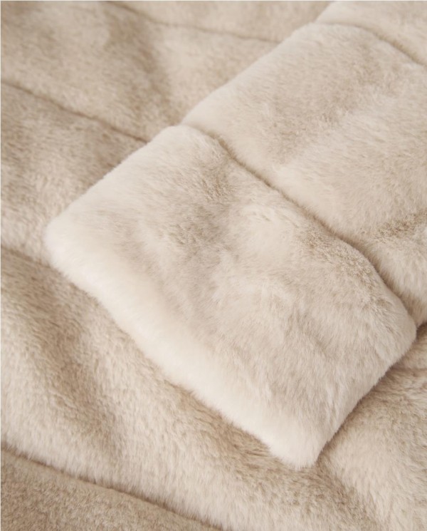CHAQUETA ACOLCHADA PELUCHE