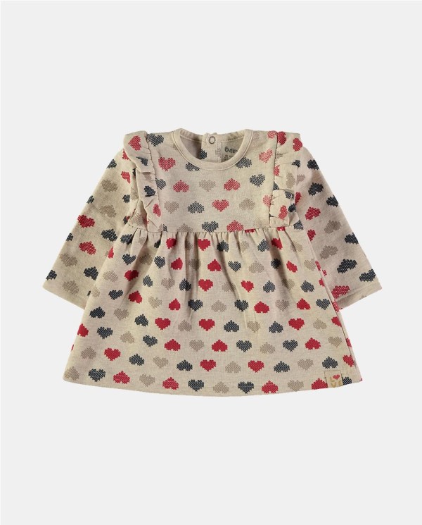 VESTIDO FELPA CORAZONES